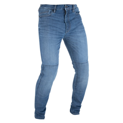 OXFORD Original Approved Jeans AA Slim fit kalhoty pánské sepraná světle modrá světle modrá