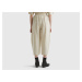 Benetton, Trousers In Pure Linen