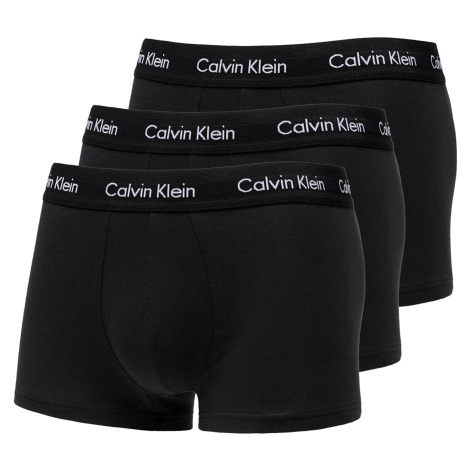 Calvin Klein 3 Pack Low Rise Trunks Black