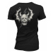 Stranger Things tričko, Hellfire Club Skull Girly BP Black, dámské