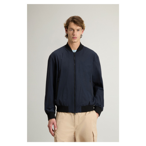 Bunda woolrich matt stretch bomber melton blue