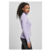 Ladies Cut-Out Turtleneck Longsleeve - lavender