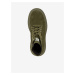 Tmavě zelené dámské semišové kotníkové boty Steve Madden Gaja