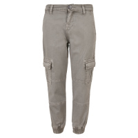 Boys Washed Cargo Twill Jogging Kalhoty šedé