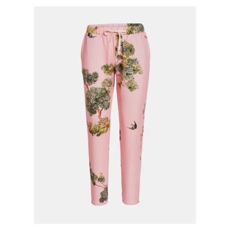 Pip Studio růžové dámské domací kalhoty C'est La Tree Pink