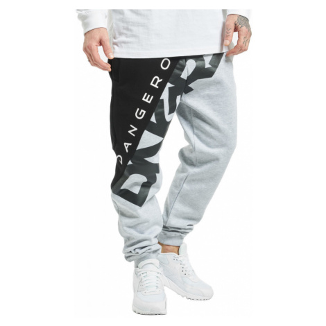 Dangerous DNGRS kalhoty pánské Sweat Pant Pivot in grey tepláky nadměrná velikost