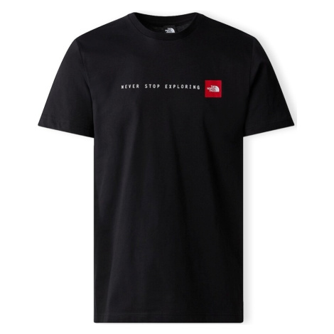 The North Face T-Shirt Never Stop Exploring - Black Černá