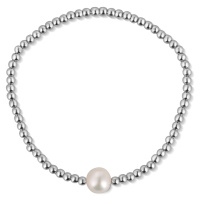 JwL Luxury Pearls Korálkový náramek s pravou sladkovodní perlou JL0713