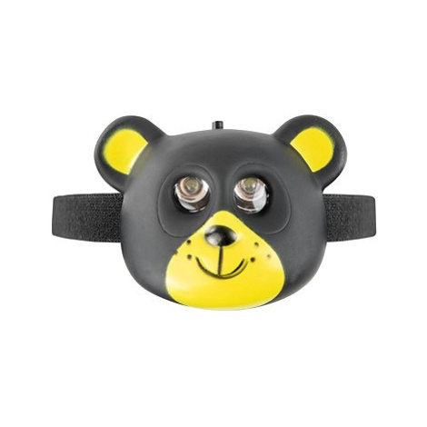 OXE LED čelové svítidlo pro děti, černý medvěd