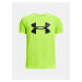 Neonově zelené klučičí tričko Under Armour UA Tech Twist SS