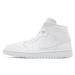 Jordan 1 Mid Triple White (2022)