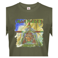 Pánské tričko s potiskem kapely Iron Maiden  - parádní tričko s potiskem rockové skupiny Iron Ma