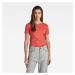 G-STAR T-shirt - Mysid r t optic slim wmn s\s C red