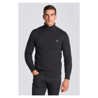 ROLÁK GANT COTTON CABLE TURTLE NECK šedá