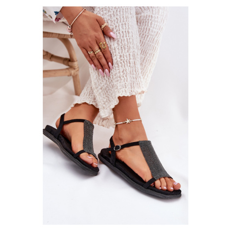 Plné Elegantní Dámské Sandály S Krystaly Artiker