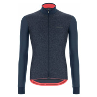 Santini Colore Puro Long Sleeve Thermal Jersey Bunda Nautica