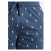 Modré pánské vzorované pyžamové kraťasy POLO Ralph Lauren