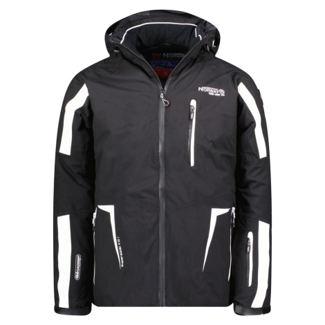 Zateplená lyžařská bunda s reflexními pruhy GEOGRAPHICAL NORWAY Wimax Barva: Černá