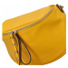 Luxusní kožená kabelka ledvinka žlutá - ItalY Banana žlutá