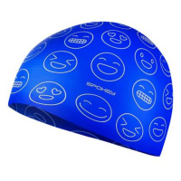 Plavecká čepice SPOKEY Emoji Junior - modrá
