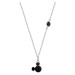 Disney Slušivý stříbrný náhrdelník Mickey Mouse NS00040SZCL-157.CS