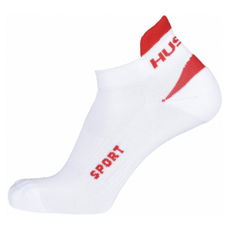 Ponožky HUSKY Sport bílá/červená L (45-48)