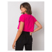 FUCHSIOVÝ DÁMSKÝ CROP TOP -FUCHSIA Tmavě růžová