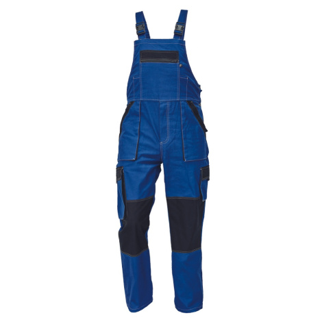 Cerva Max Summer Pánské pracovní kalhoty s laclem 03020239 modrá/černá Červa