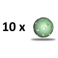 Florbalový míček TRIX IFF - pistaciový - 10 ks
