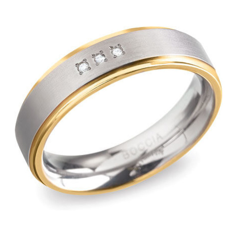 Boccia Titanium Titanový snubní prsten 0134-04 61 mm