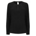 Henbury Dámské elegantní triko s plisováním H598 Black