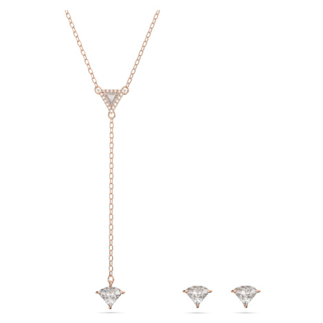 Swarovski Půvabný bronzový set šperků Ortyx 5642984 (náhrdelník, náušnice)