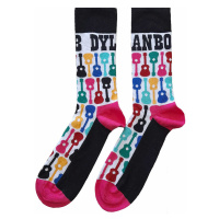 Bob Dylan ponožky, Guitar Pattern Multicolour, unisex