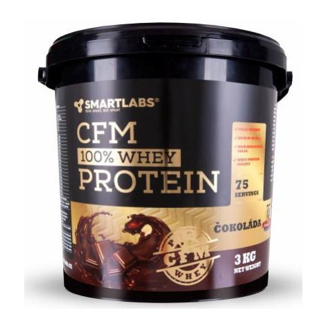 Smartlabs CFM 100% Whey Protein 3000 g - čokoláda