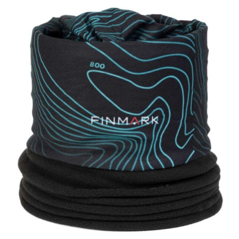 Finmark FSW-232 Multifunkční šátek s fleecem, černá, velikost