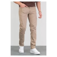 23648 Dewberry Regular Fit Stretchy Hlt Denim Mens Jeans-BEIGE