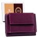 Malá dámská kožená peněženka RFID Protect
