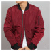 Urban Classics 2-Tone Bomber Jacket burgundy