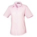 Premier Workwear Dámská košile s krátkým rukávem PR302 Pink -ca. Pantone 1895