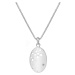Hot Diamonds Elegantní stříbrný náhrdelník s diamantem Spritz DP862 (řetízek, přívěsek)