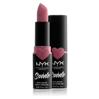 NYX Professional Makeup Suede Matte  Lipstick matná rtěnka odstín 28 Soft Spoken 3.5 g