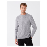 LC Waikiki Crew Neck Long Sleeve Men's Knitwear Sweater