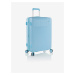 Světle modrý cestovní kufr Heys Pastel M