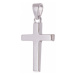 Stříbrný přívěšek kříž hladký STRZ0754F