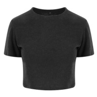 Just Ts Dámský crop top JT006 Heather Black