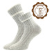 Voxx Civetta Dámské merino pletené ponožky BM000003551400102109 světle šedá melé