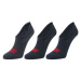 Levi's&reg; FOOTIE HIGH RISE BATWING LOGO 3P Ponožky, černá, velikost