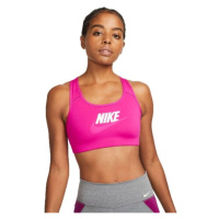 Nike SWOOSH FUTURA Dámská sportovní podprsenka, růžová, velikost