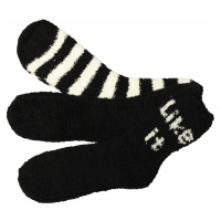 EmiRoss pánské chlupaté ponožky žinylka XLF-H6002 3 páry černá