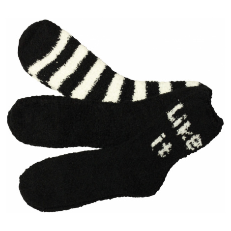 EmiRoss pánské chlupaté ponožky žinylka XLF-H6002 3 páry černá Emi Ross